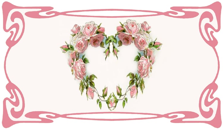 heart of flowers graphic