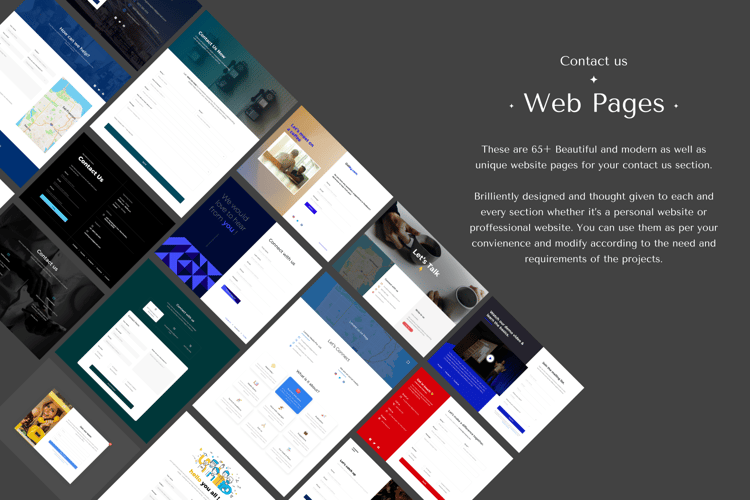 Contact Us Website UI Design
