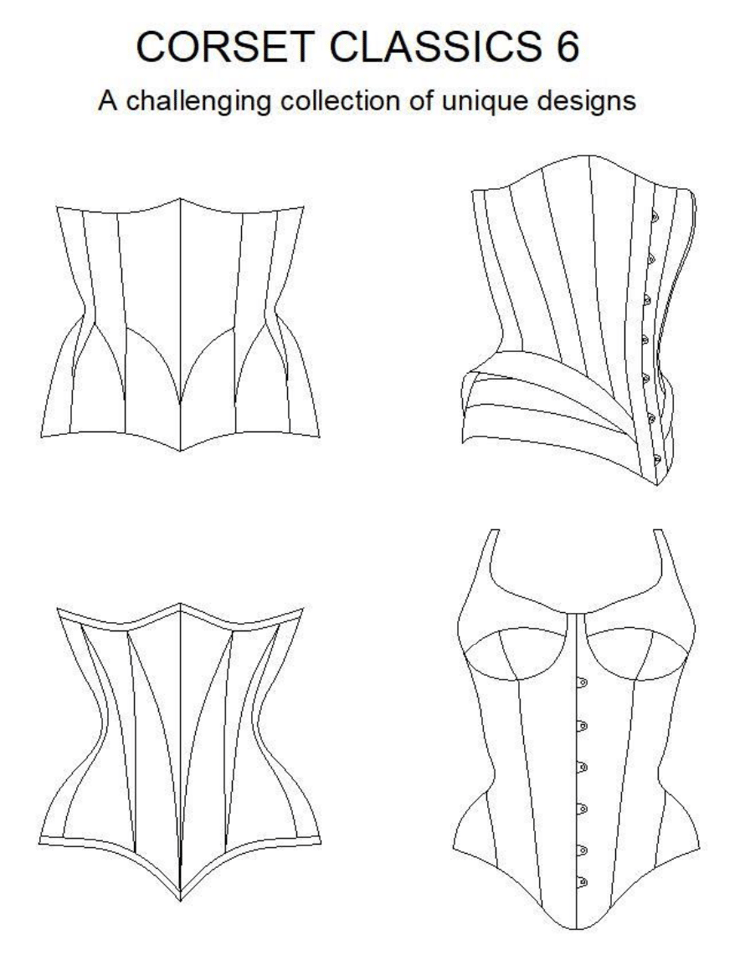 Rococco rose conical rib underbust corset -MF1359 | MorganaFemmeCouture