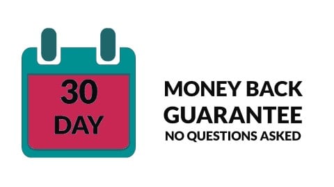 30 day money back guarantee - no questions asked