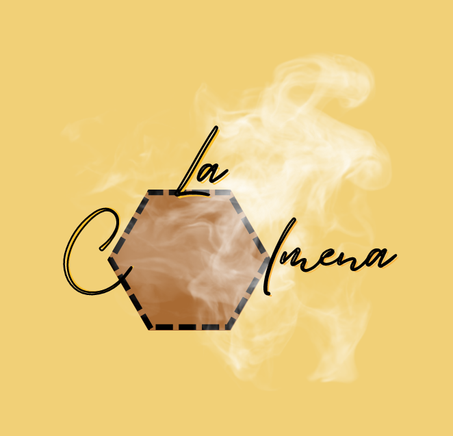 Hexágono marrón, humo blanco, La Colmena
