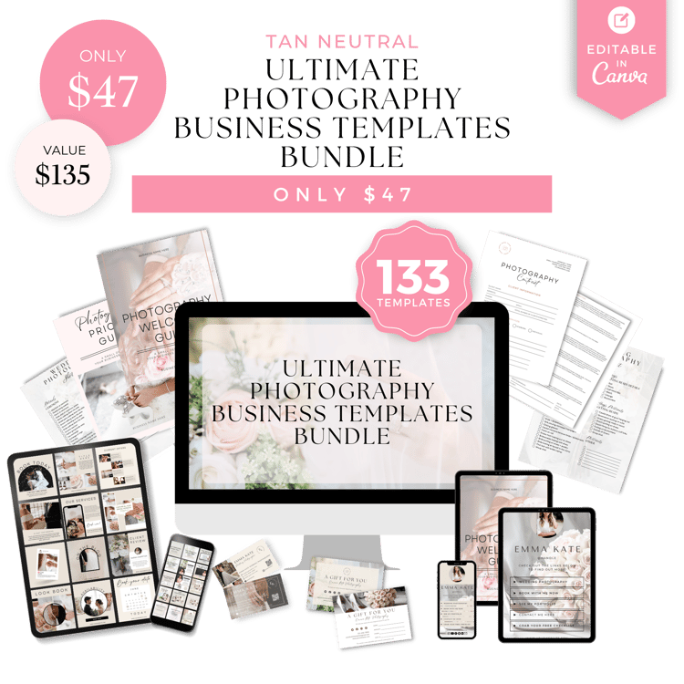 Ultimate Photography Business Template bundle