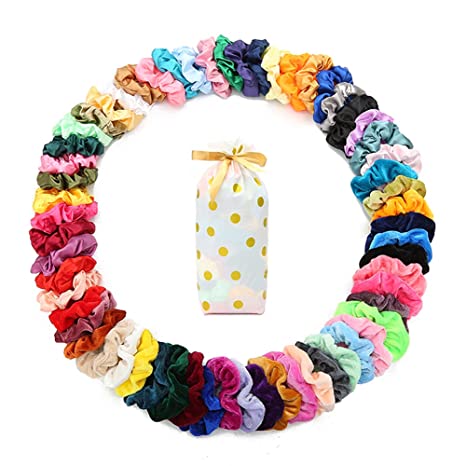 HOYOLS Elastic Hair Ties Hair Rubber Bands Ponytail Holders for