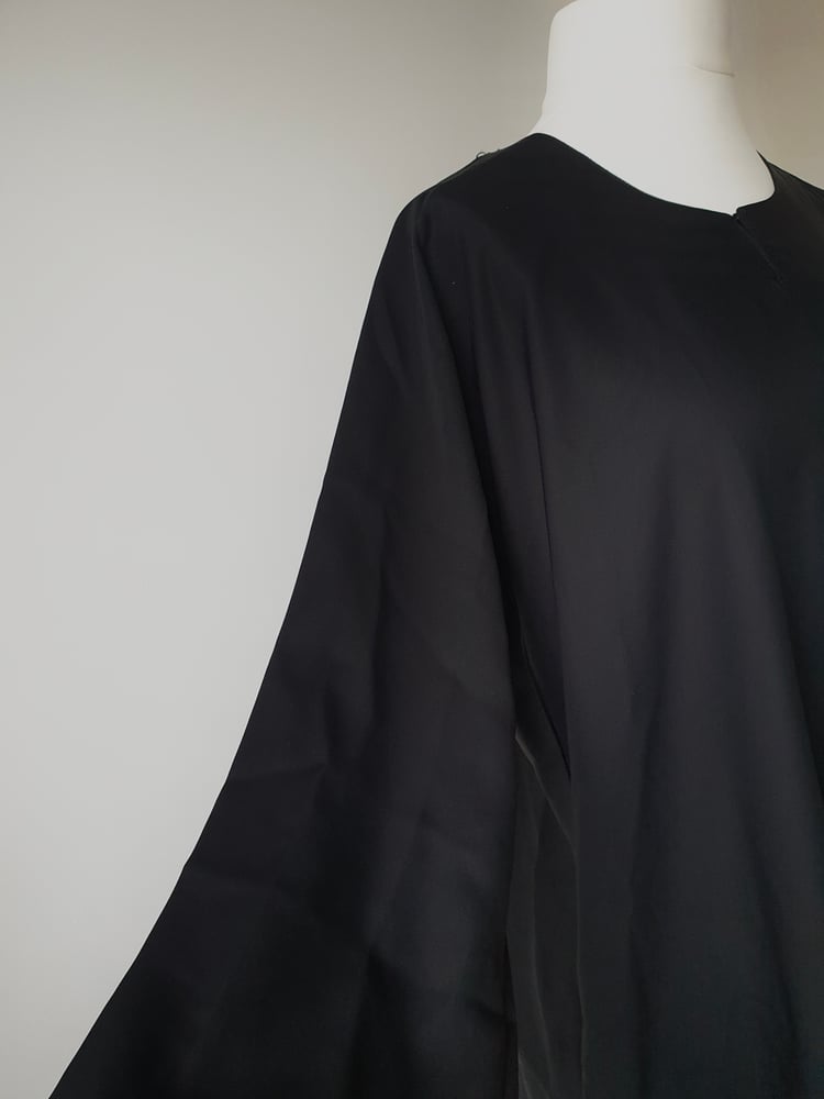 black simple plain abaya - UK - Affordable