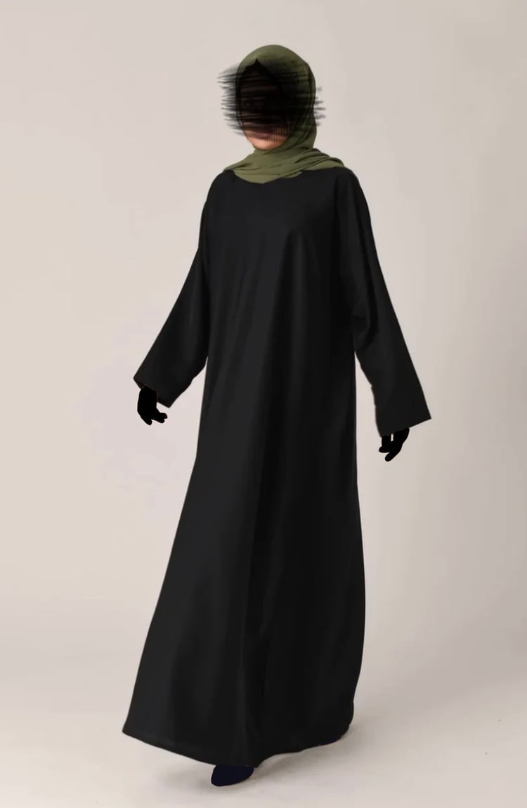 Straight flow Abaya - Straight cut affordable UK modest clothing brand