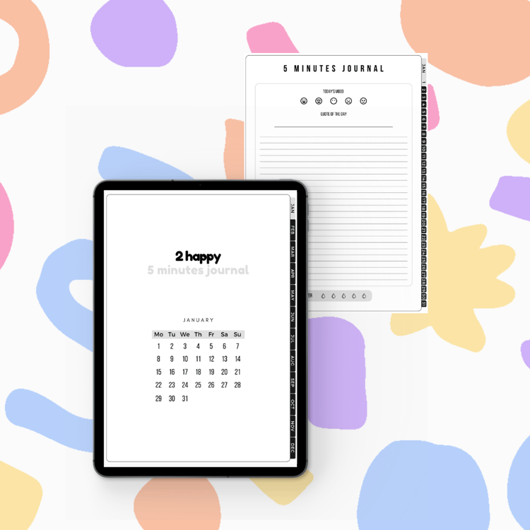 2happyideas digital 5 minutes journal 2024