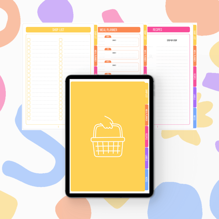 2happyideas digital colorfull kitchen book