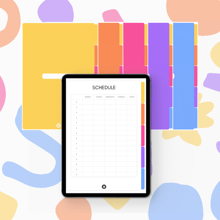2happyideas digital school pack - page bookmarks