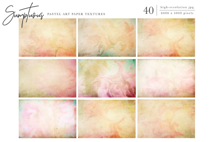 high-resolution pastel art papers to use as photo overlays or art backgrounds