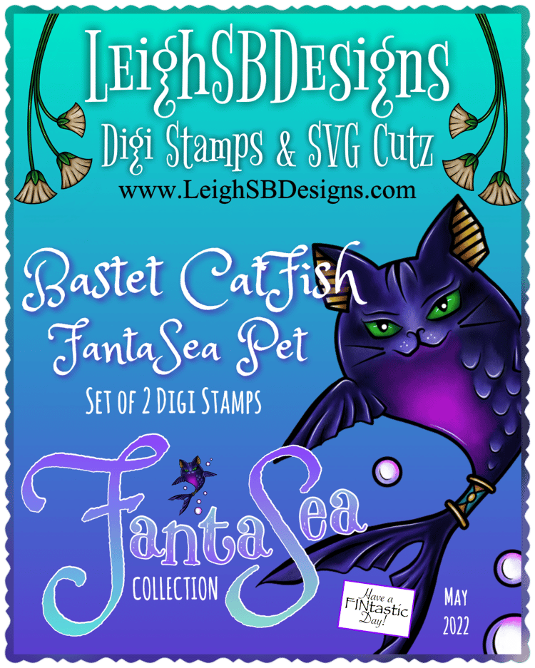LeighSBDesigns Bastet Cat Fish FantaSea Pet