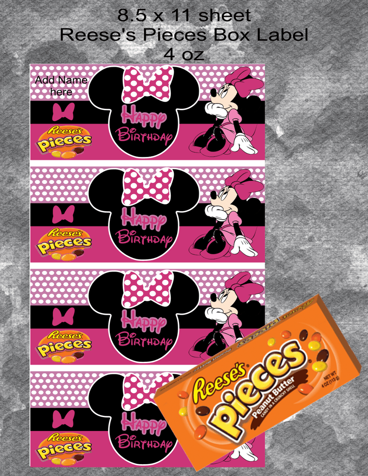 Minnie Reese's Pieces Label