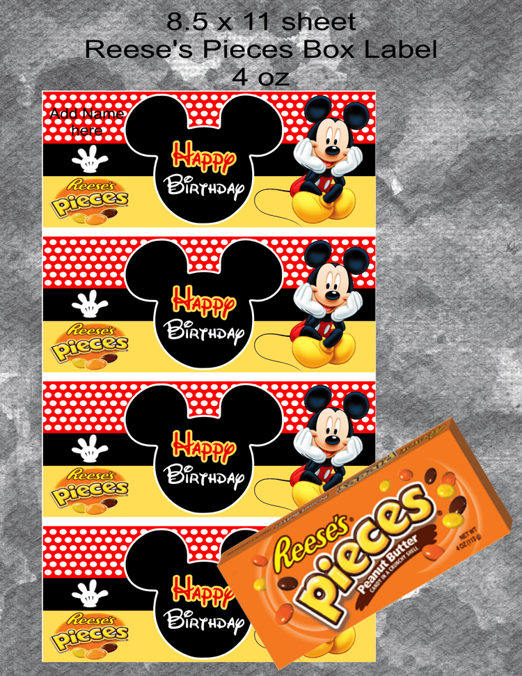 Mickey Reese's Pieces Label