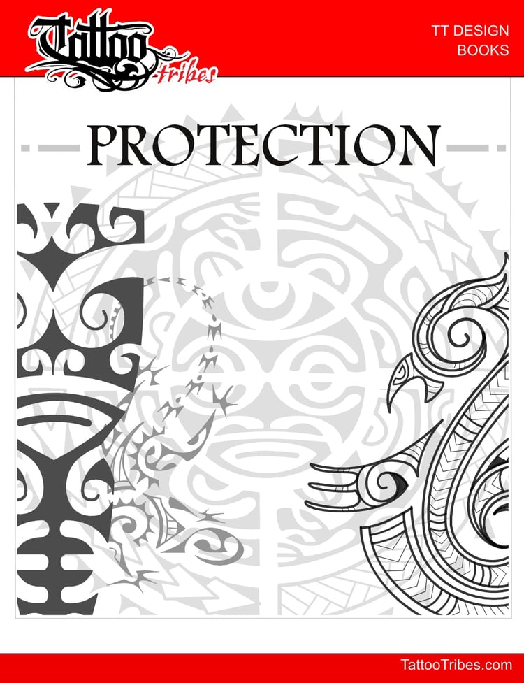 Polynesian protection tattoo designs