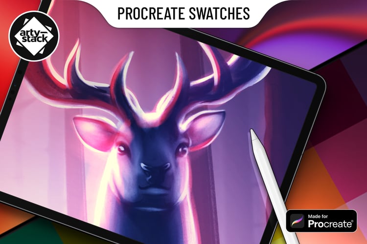 ArtyStack's Essential Swatches for Procreate
