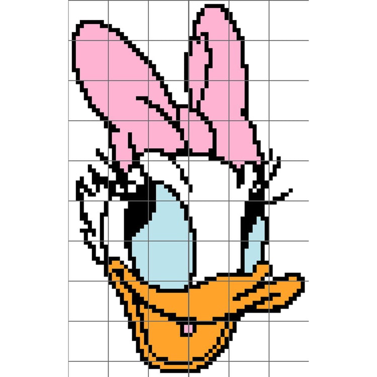 Grid of Daisy Head - Disney