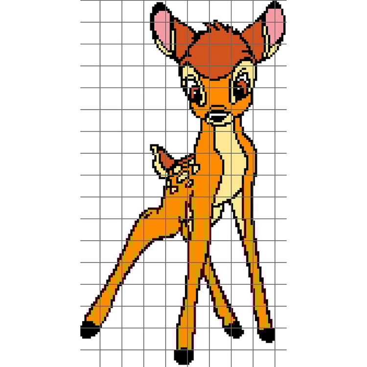 Grid of Bambi - Disney