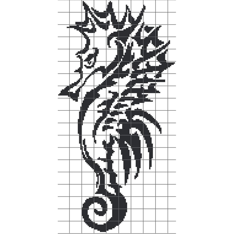 Grid of Sea Horse