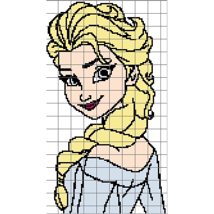 Grid of Elsa - Frozen - Disney