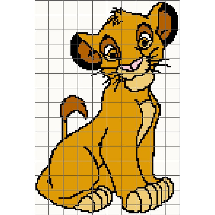 Grid of  Simba - The lion king - Disney