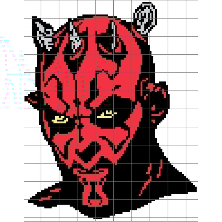Grid of  Darth Maul  - Star Wars - Disney