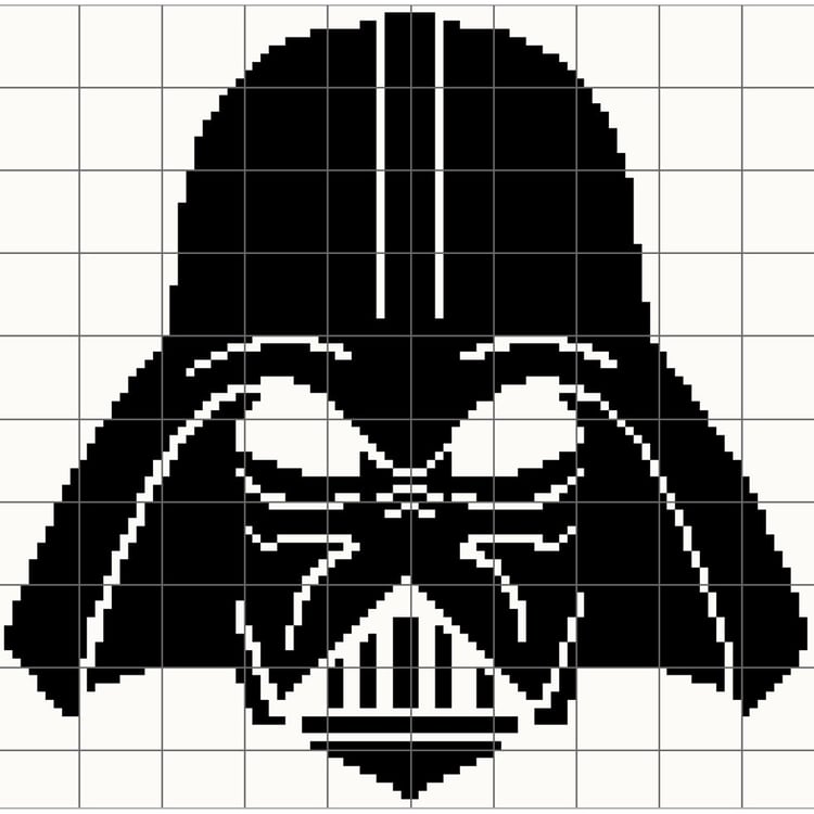 Grid of  Darth Vador   - Star Wars - Disney