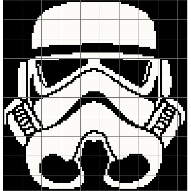 Grid of  Storm Trooper Helmet - Star Wars - Disney