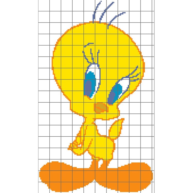 Grid of Tweety - Looney Tunes