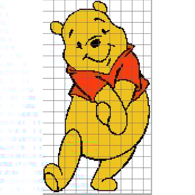 Grid of  Winnie the Pooh