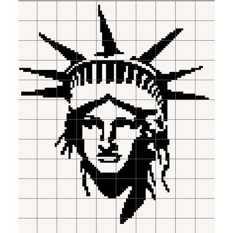 Grid of Statue Of Liberty