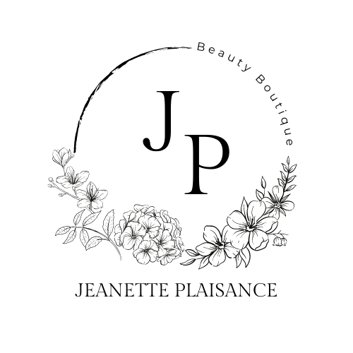 Customizable Classic initials in a circular floral frame Logo Template for Canva - Small Business Branding, white