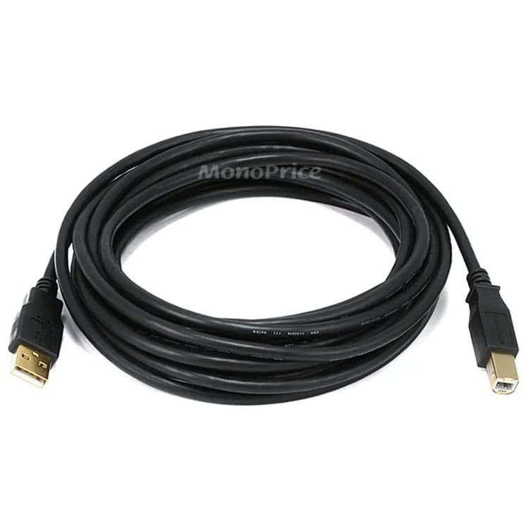 USB A to USB B Printer Cable