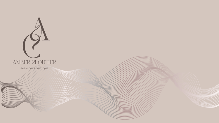 Customizable Elegant, feminine initials Facebook Cover Template for Canva - Small Business Branding, dusty pink