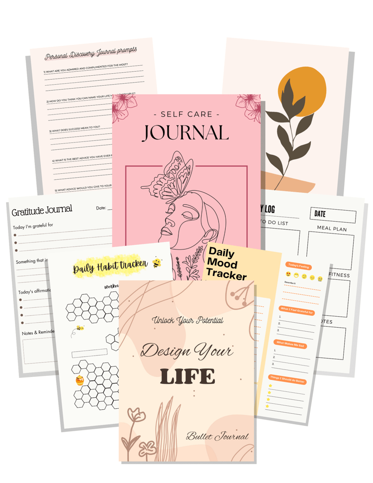 Ultimate 21 days to a better you self help bullet journal planning system and gratitude journal