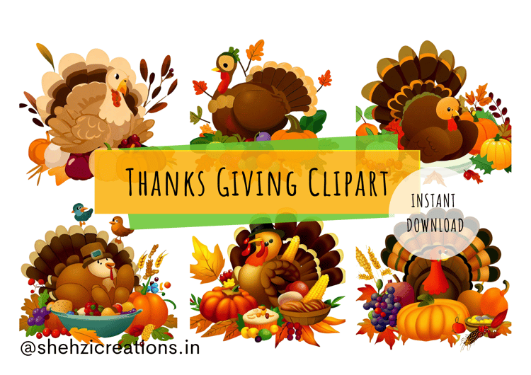 Celebrate Fall Vibes: Cozy Autumn Scenes Clipart Set with Farmhouse and Holiday Treats