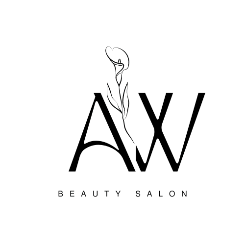 Customizable Feminine initials with a line-drawn flower Logo Template for Canva - Small Business Branding, white