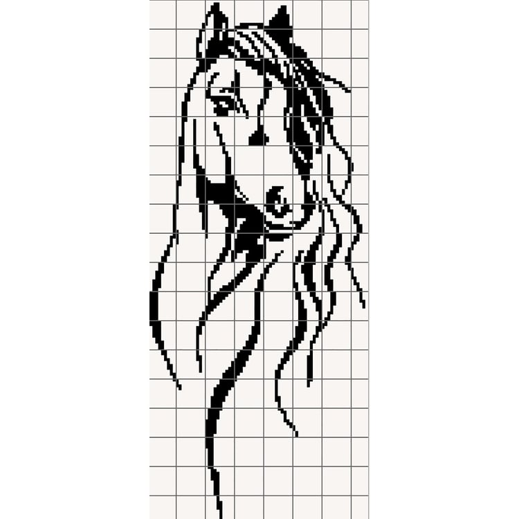 Grid of horse