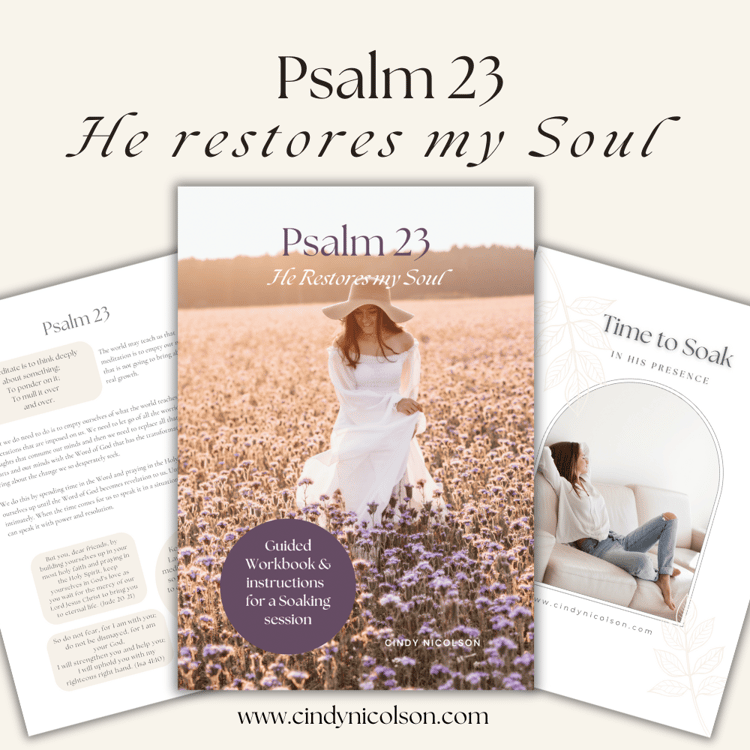 Get your copy of: Psalm 23 - He Restores my soul