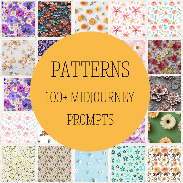 Explore 100+ Midjourney Prompts: Patterns for Every Palette Instant Download