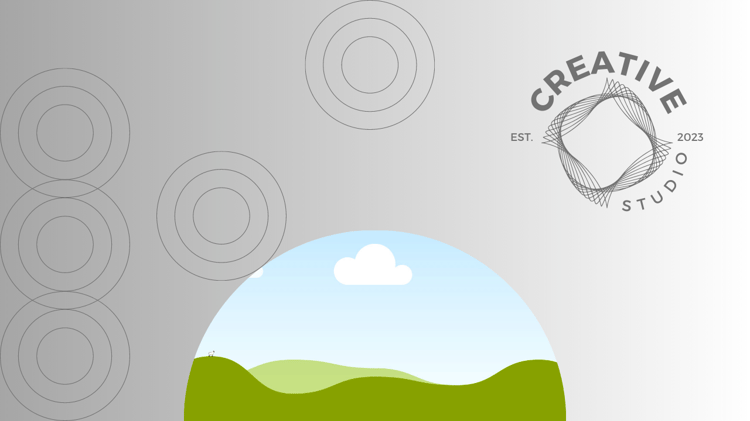 Customizable Clean Geometric Design Zoom virtual background Template for Canva - Small Business Branding, gray gradeint