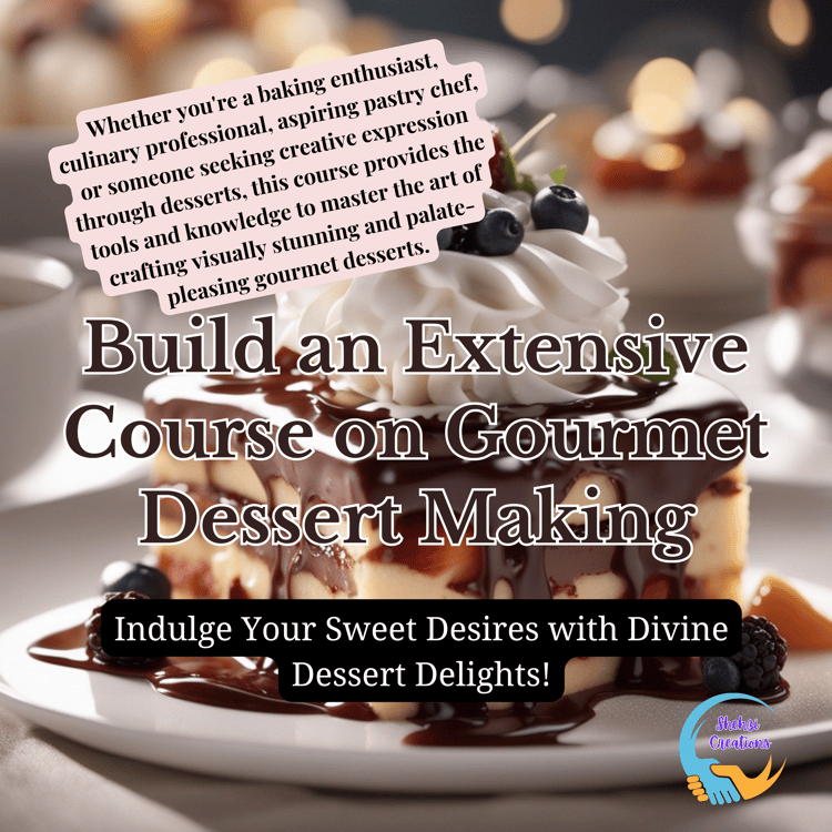 Gourmet Dessert Making Course Companion