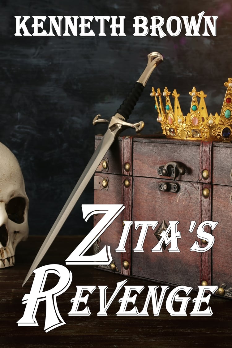 Old Cover Design for Zita's Revenge
