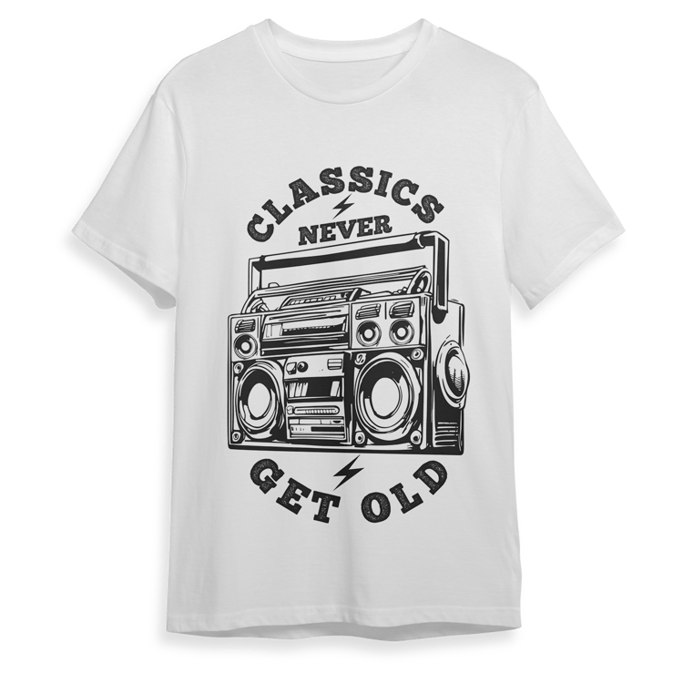 Classics Never Get Old for T-Shirt Available in SVG PNG EPS AI CDR