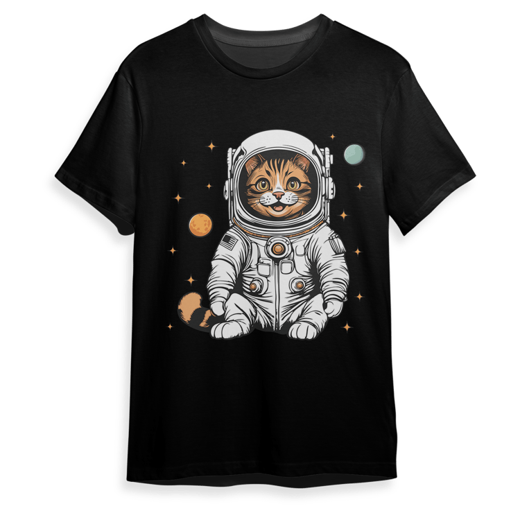 Astronaut Cat for T-Shirt Available in SVG PNG EPS AI CDR