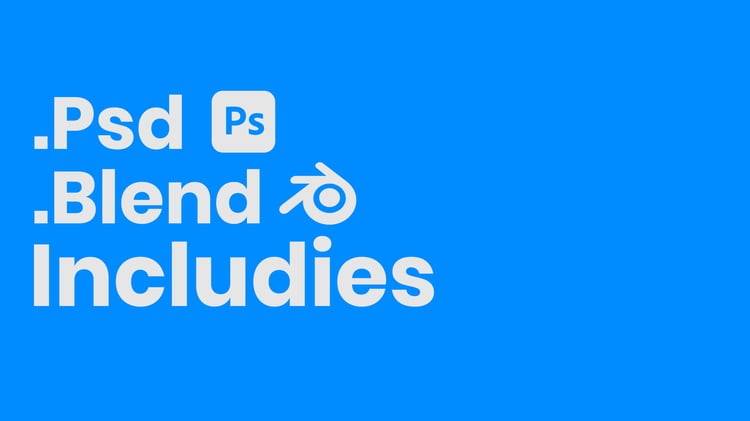 PSD and Blender Files