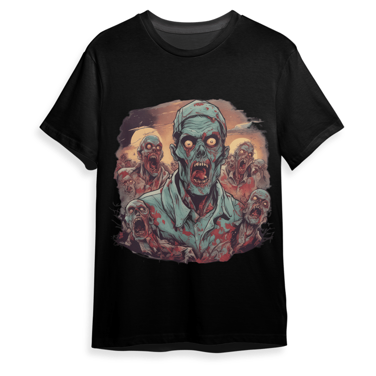 Halloween Zombie T-Shirt Design Available in PNG Format stayweird.store Download T-Shirt Designs