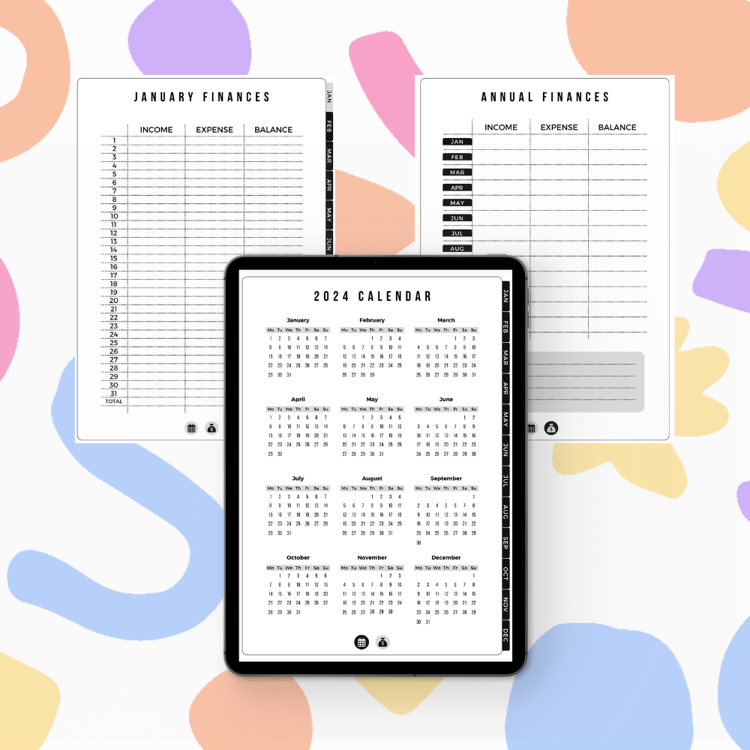 2happyideas digital finances planner