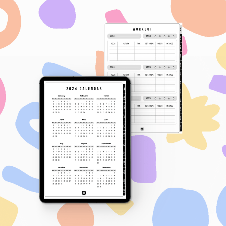 2happyideas digital workout planner