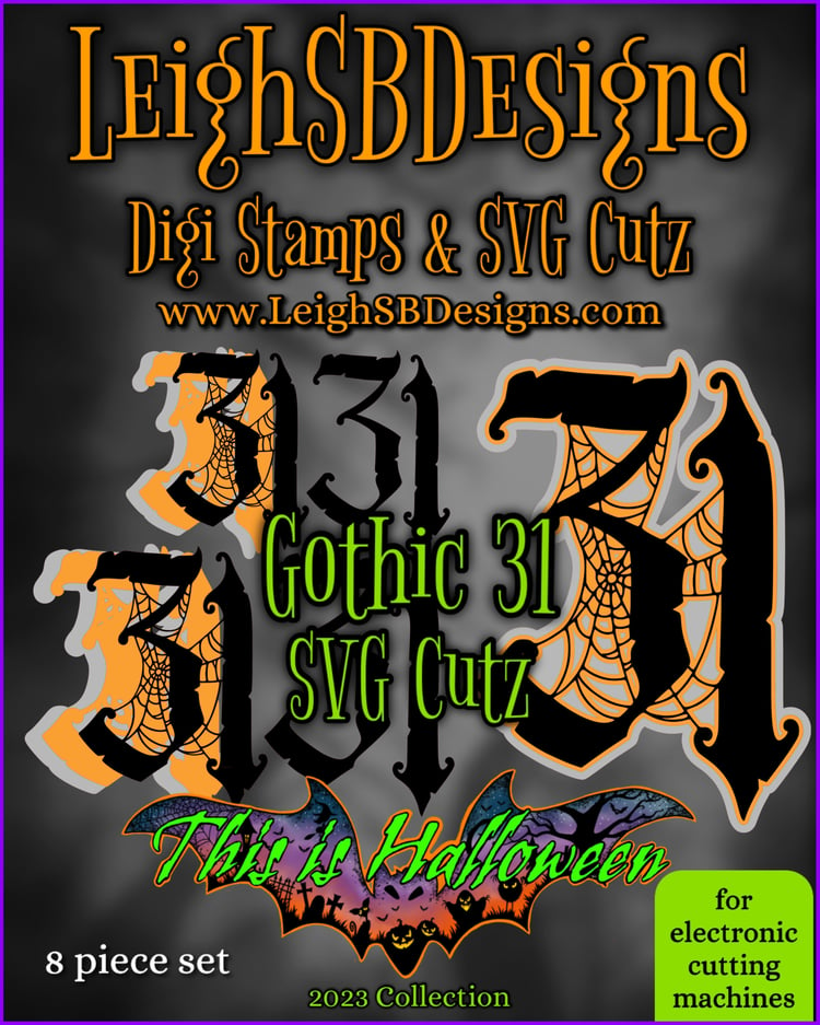 LeighSBDesigns Gothic 31 layered SVG Cutz