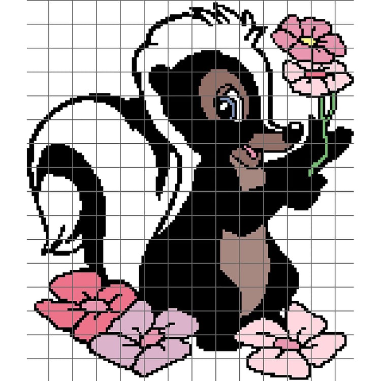 Grid of Flower - Bambi - Disney
