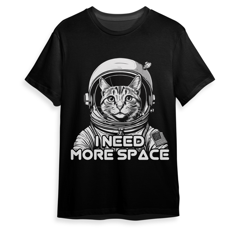 I Need More Space Astronaut T Shirt Design Available in PNG Format